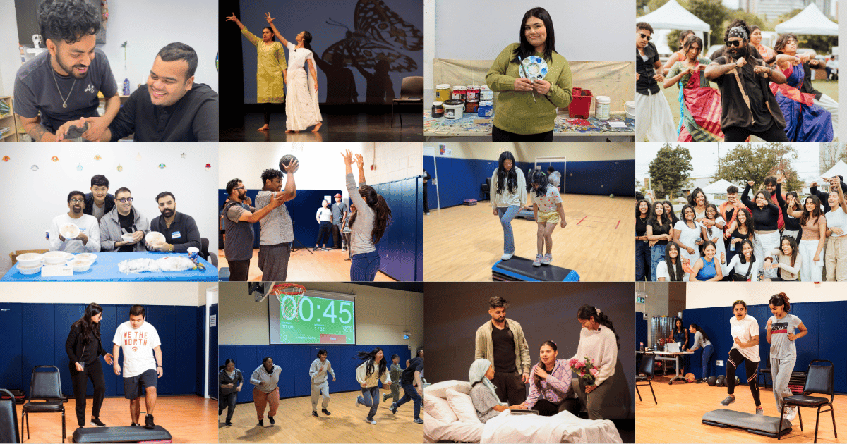 A collage of various activities at the SAAAC Autism Centre, showcasing volunteers and participants engaged in diverse programs. The images feature individuals involved in arts and crafts, dance performances, group exercises, sports activities, drama rehearsals, cooking, and social gatherings. Smiling volunteers assist and interact with participants, fostering an inclusive and supportive community. The photos capture moments of joy, creativity, teamwork, and cultural expression.